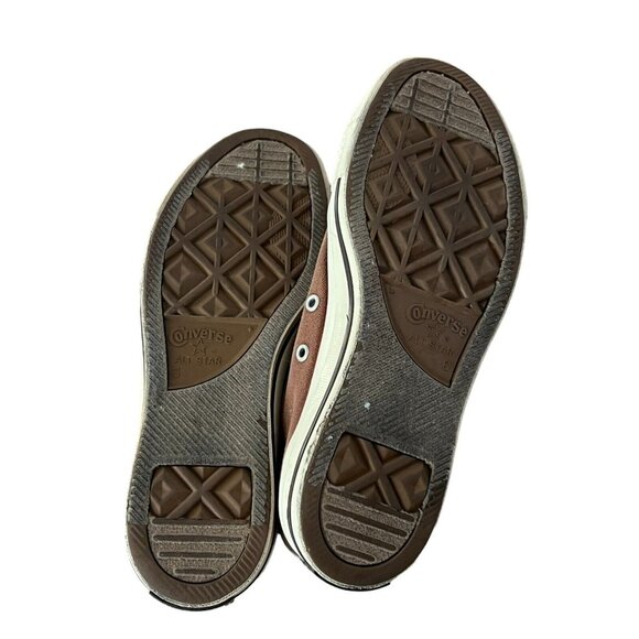 Converse Unisex All Star Chuck Taylor Brown Sneakers Shoes Size 8 Women 6 Men - Picture 7 of 10